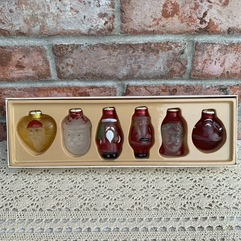 Vintage Old World Christmas Glass String Light Covers 1970s
